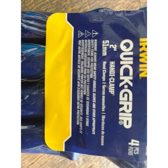 COPY - Lot of 4 Irwin Quick-Grip Handi-Clamp 2" - Picture 4 of 4